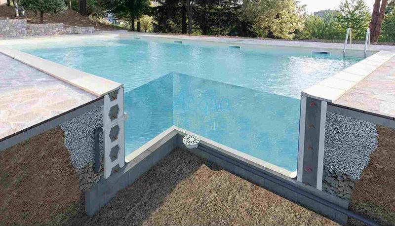 Kit piscina interrata in casseri 3x6