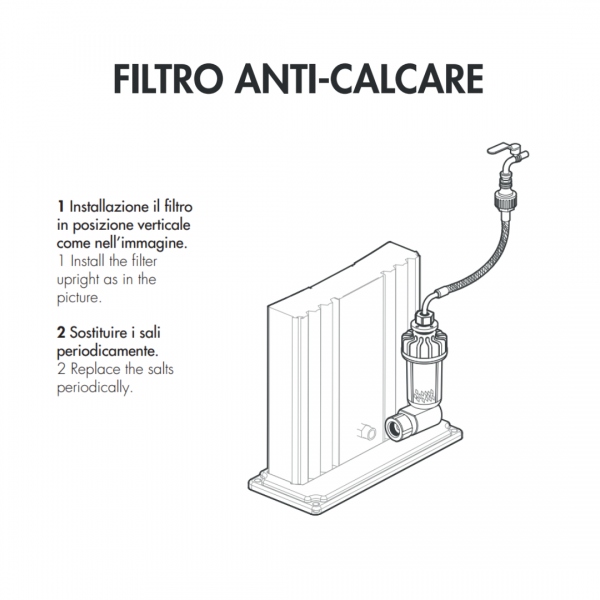 Descrizione filtro anticalcare Doccia Solare misure  da Giardino DADA CURVA 40 LITRI con lavapiedi in alluminio